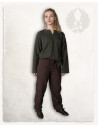 Medieval pants in brown cotton Kasimir model