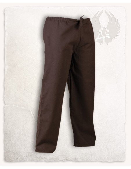 Medieval pants in brown cotton...