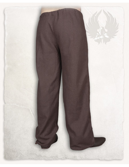 Medieval pants in brown cotton...