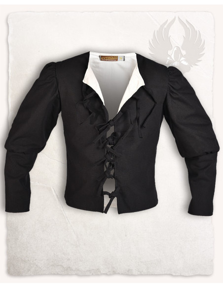 Medieval jacket model Rafael, black...