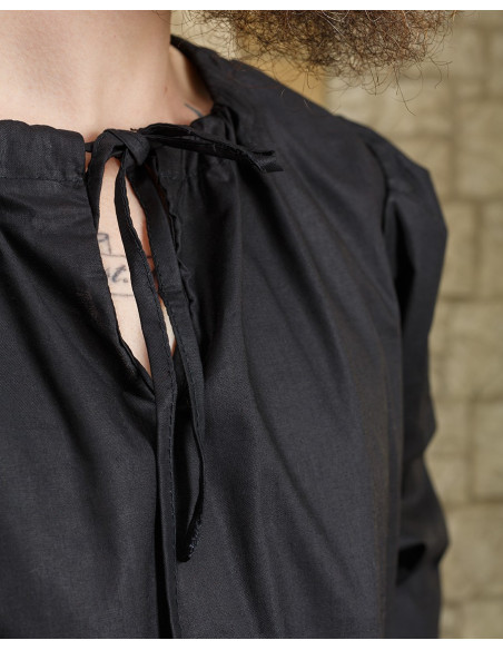 Medieval shirt model Rafael, black...