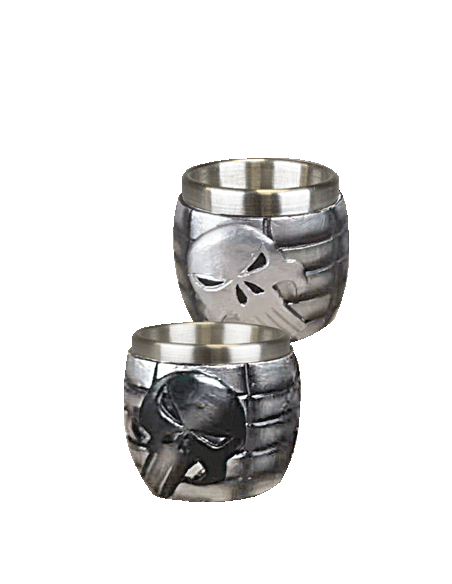Punisher Skull shot glass, decorative...