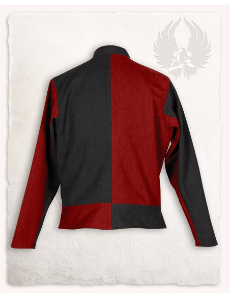 Two-tone red-burgundy cotton jacket Two-tone red-burgundy cotton jacket