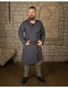 Medieval gray wool crossed tunic, Shapur model