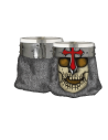 Shot glass Skull Templar Cross, decorative (1 unit)
