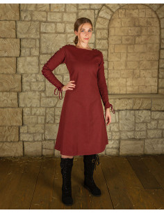 Sunna model burgundy cotton inner tunic
