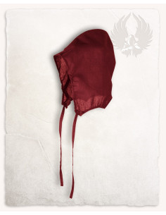 Medieval headdress for men, Jasper model, burgundy color