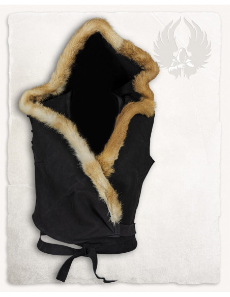 Medieval woman's top with hood model...