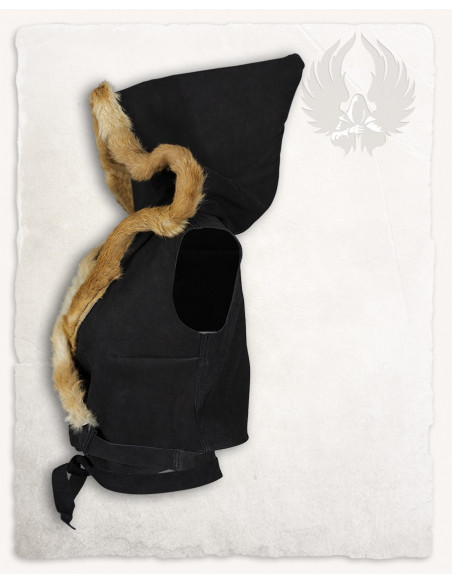 Medieval woman's top with hood model...