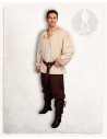 Medieval shirt model Rafael, cream cotton
