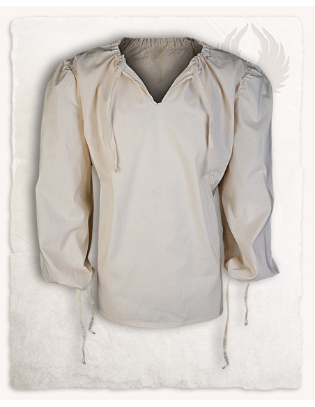 Medieval shirt model Rafael, cream...