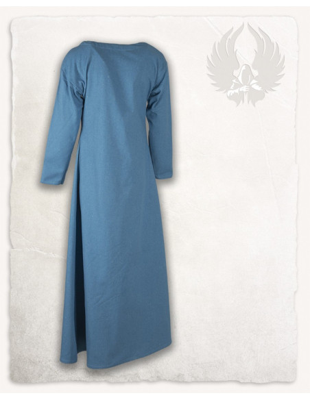 Medieval dress in light blue cotton...