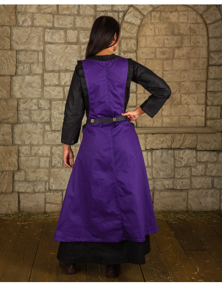 Medieval dress lady Juliana, lilac color