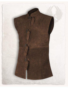 Brown suede vest Orthello model