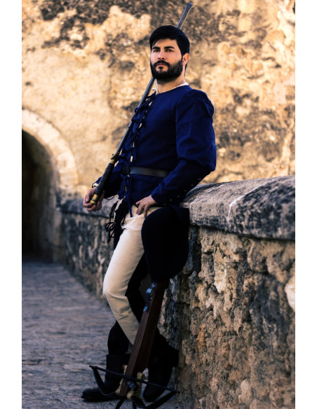 Medieval jacket model Rafael, blue...