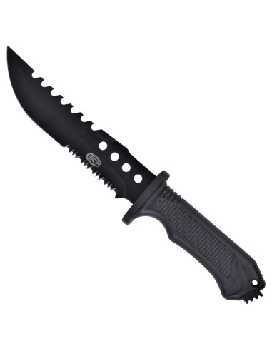 SCK hunting knife stainless steel blade. with saw (31.5 cm.)