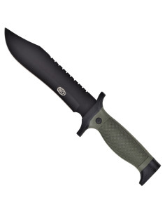 SCK hunting knife stainless steel blade. with saw (30.5 cm.)