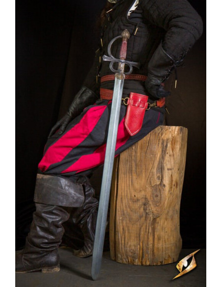 Rillet latex rapier sword red hilt...