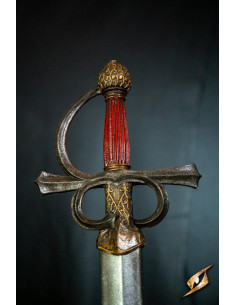 Rillet latex rapier sword red hilt (LARP) 2