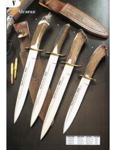 Alcaraz knives with deer antler handle