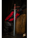 Medieval latex sword Dualist model red hilt (LARP)