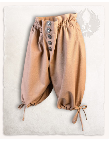 Tilly Cotton Capri Pants, Sand Brown ⚔️ Medieval Shop