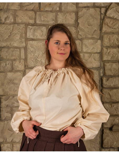 Medieval blouse in natural white... Medieval blouse in natural white...