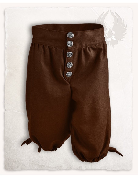 Tilly wool capri pants, brown