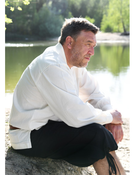 Capri pants with laces Jonte model,... Capri pants with laces Jonte model,...