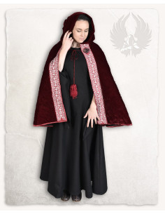 Medieval dress of lady Leonora, black cotton 2