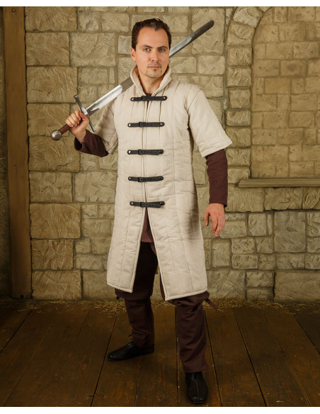 Long medieval gambeson Leopold model,...
