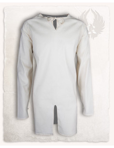Medieval tunic in cream cotton Wolfram model