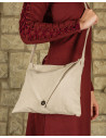 Medieval shoulder bag Helbig model, cream color