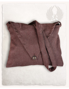 Medieval shoulder bag Helbig model, brown color 2