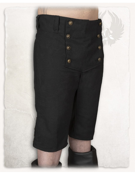 Black cotton pirate pants Franklin model