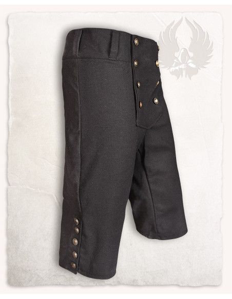 Black cotton pirate pants Franklin model