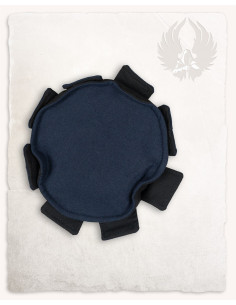 Two-tone medieval cap model Lorenz, blue-black 2