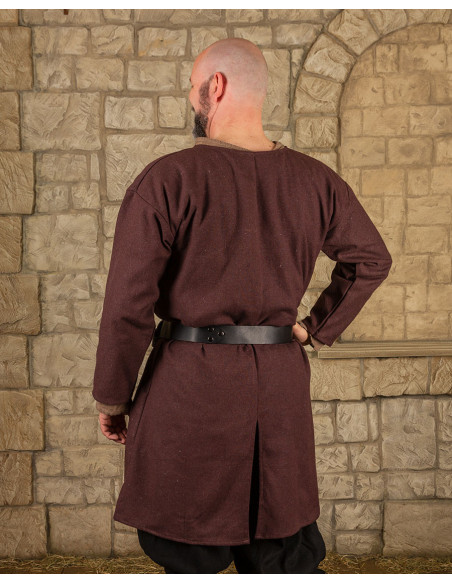 Godwin model brown medieval tunic