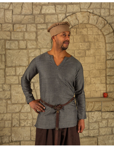 Viking tunic herringbone pattern...