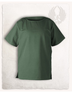 Green medieval tunic model Godwin