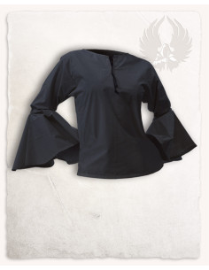 Medieval blouse woman Felice - black color 2