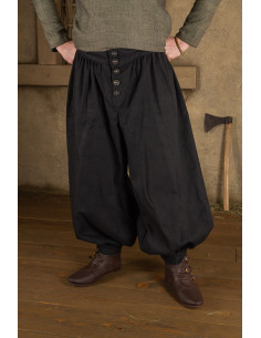 Wide leg pants Ataman model - black