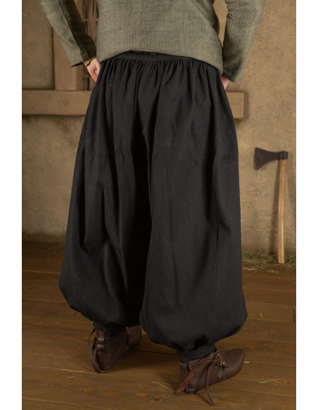 Wide leg pants Ataman model - black
