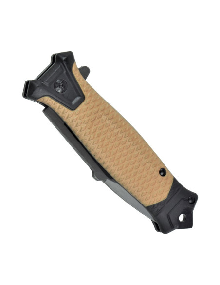 Field knife assisted brown handle...