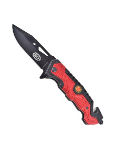 Fire Department red SCK rescue knife (Length 20.3 cm.)