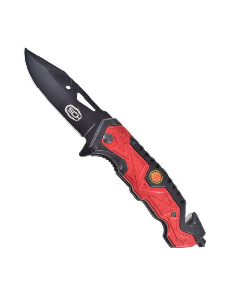 Fire Department red SCK rescue knife...