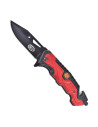 Fire Department red SCK rescue knife (Length 20.3 cm.)