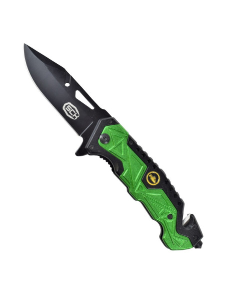 Army green SCK rescue knife (Length...
