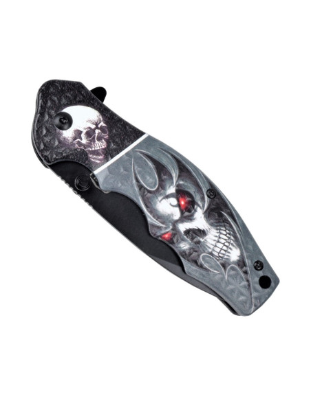 Assisted tactical knife SCK skulls...