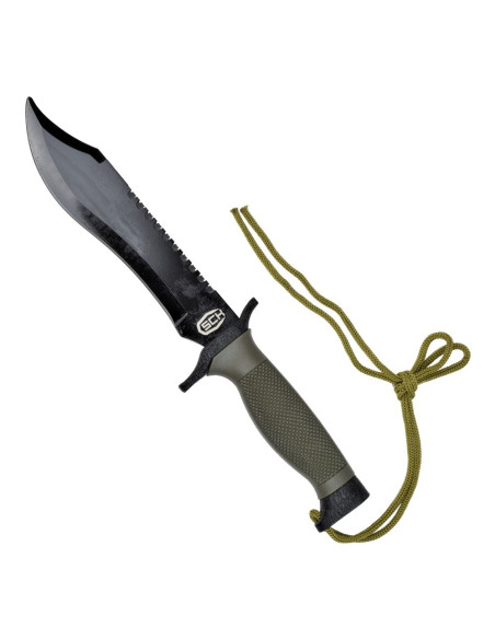 SCK tactical knife with rope (length...